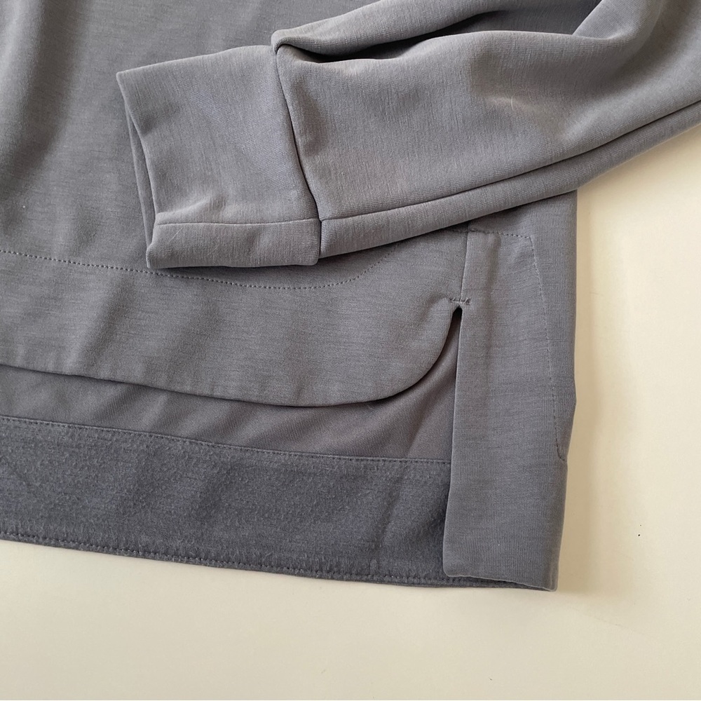 Athleta Seasoft Crewneck Sweatshirt in COSMOS gray blue, Size XS - Picture 8 of 16